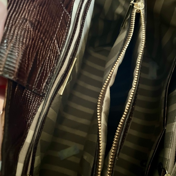 🦄 EUC (only carried twice!)Brahmin Joan Tote Toasted Almond Garrone N45 1154 - Picture 13 of 14